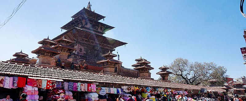 Bazaar near Kathmandu Durbar Square