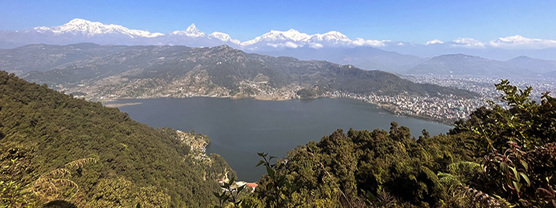 Vista desde la Estupa de la Paz